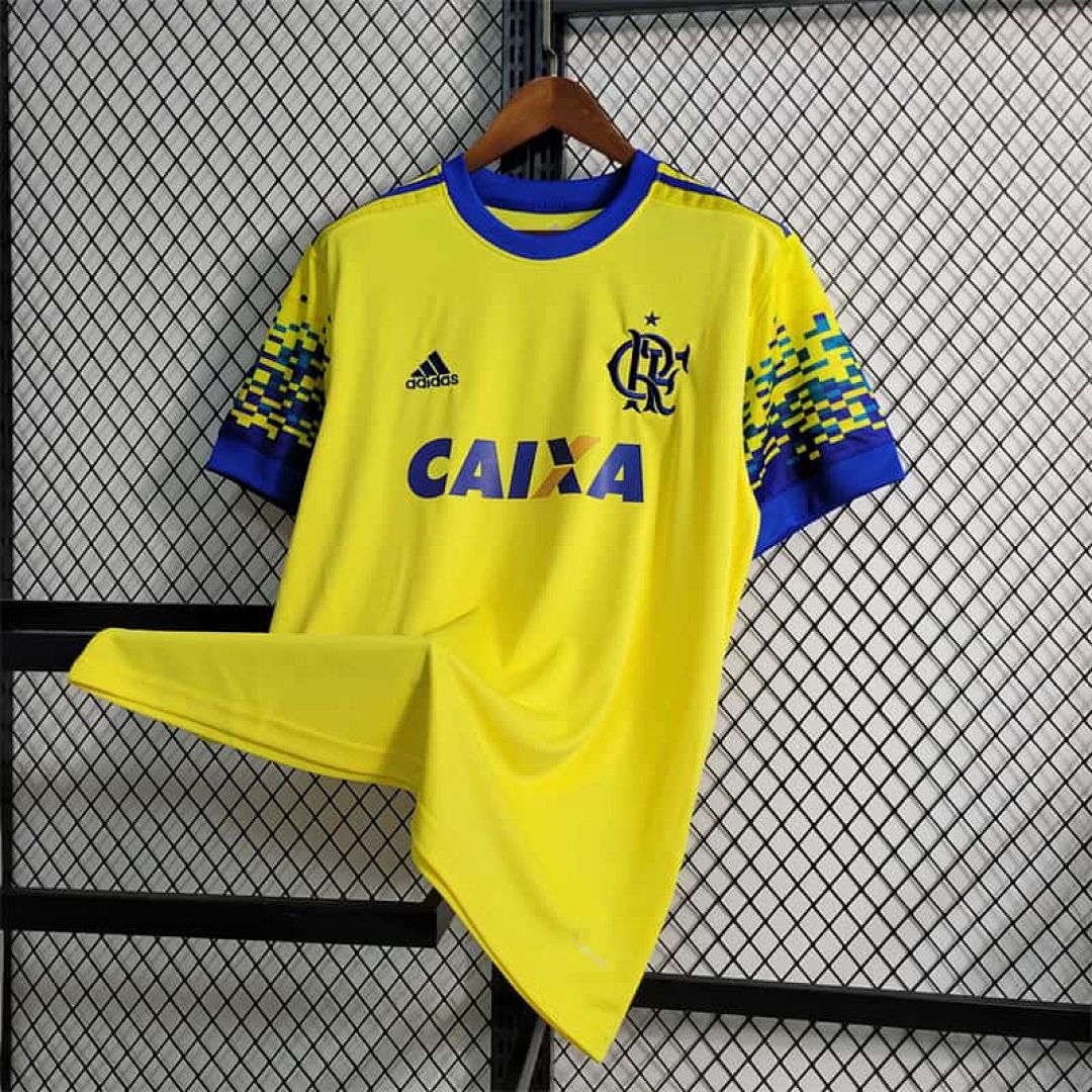 17-18 Retro Flamengo away size S-XXL 2