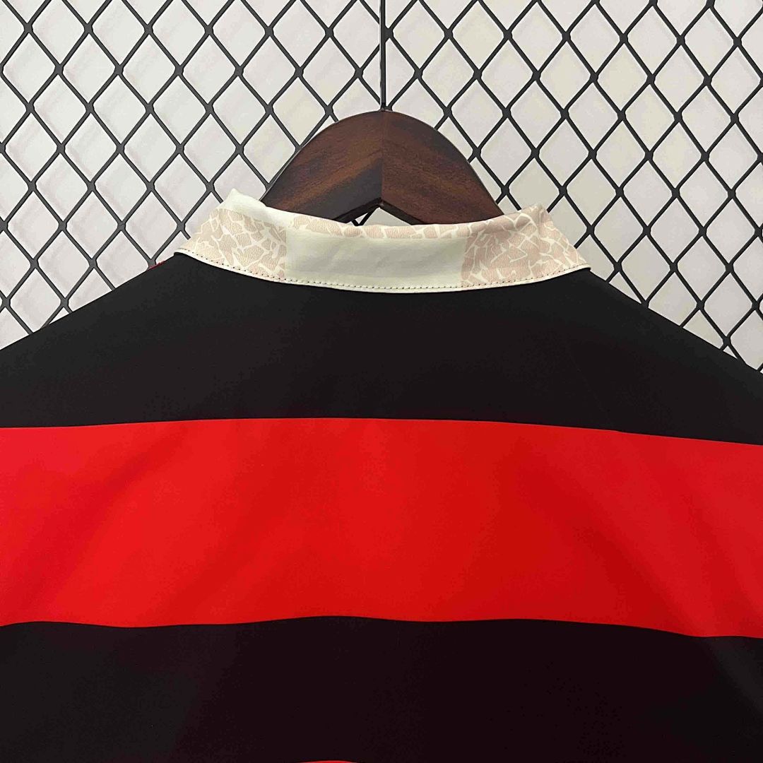23-24 Flamengo Trench Coat Reversible Windbreaker Double-Sides Jacket 12