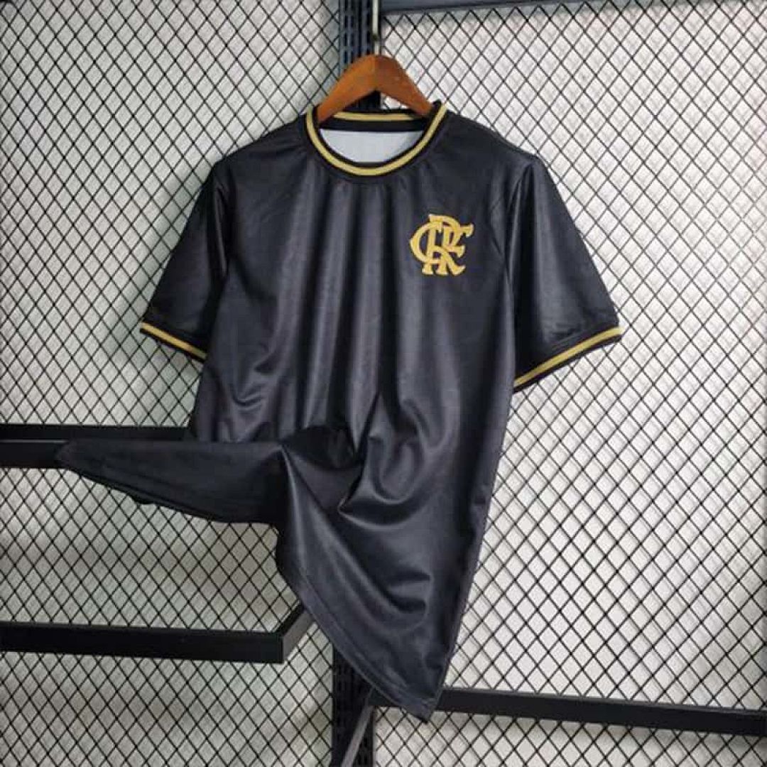 23-24 Flamengo Black S-4XL Cheap Soccer Jerseys 5