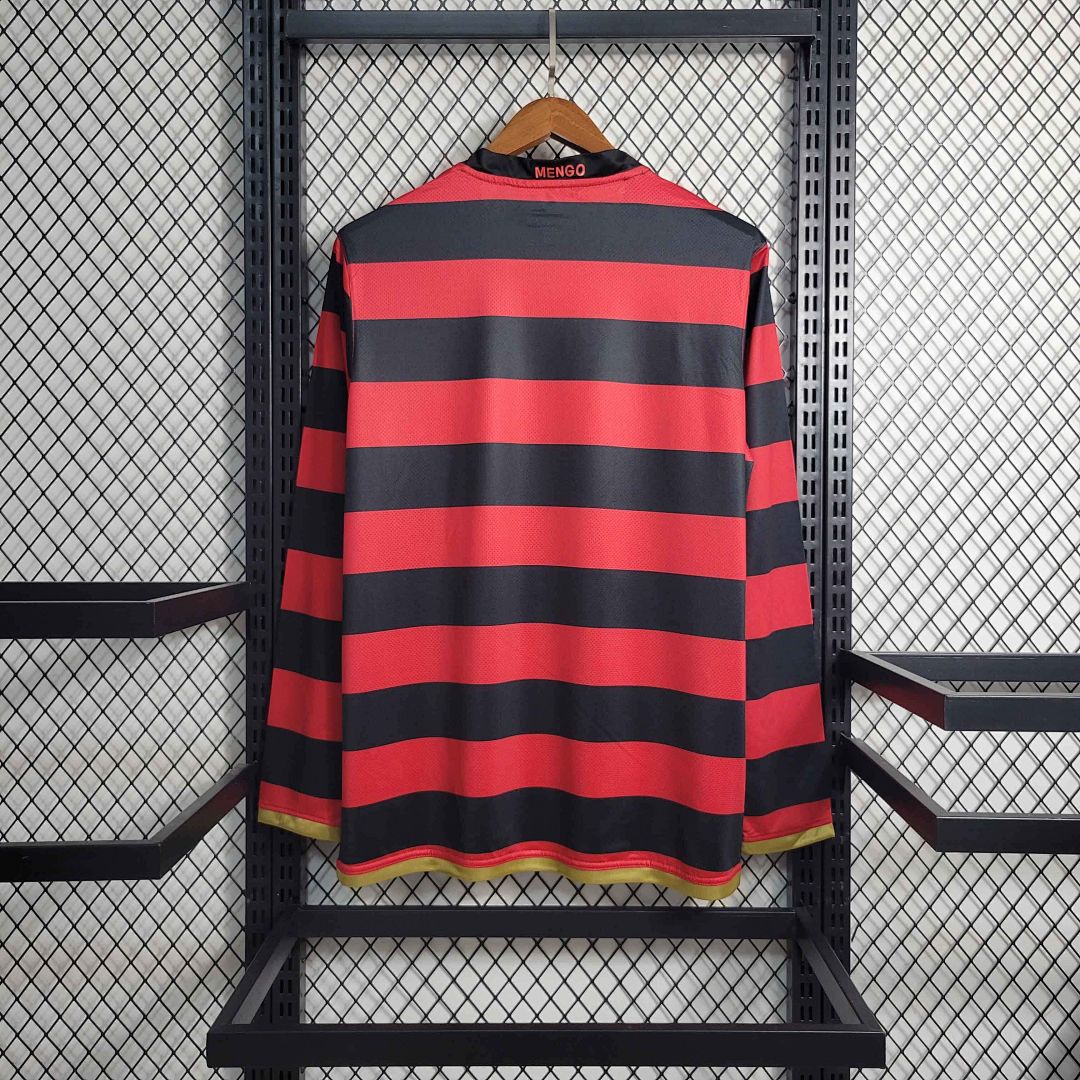08-09 Retro Long Sleeve Flamengo Home S-XXL 3