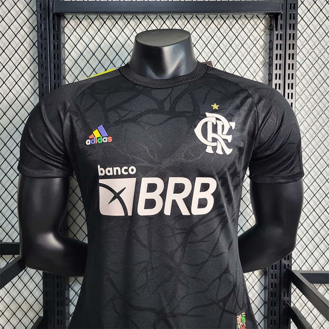 23-24 Flamengo Black Co branded Special Edition player version 4
