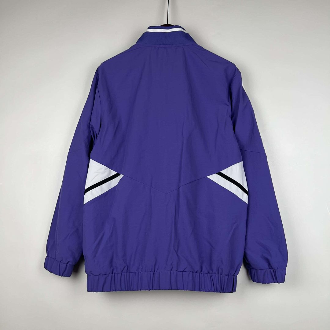 23-24 Real Madrid Purple Windbreaker Sport Jackets 2
