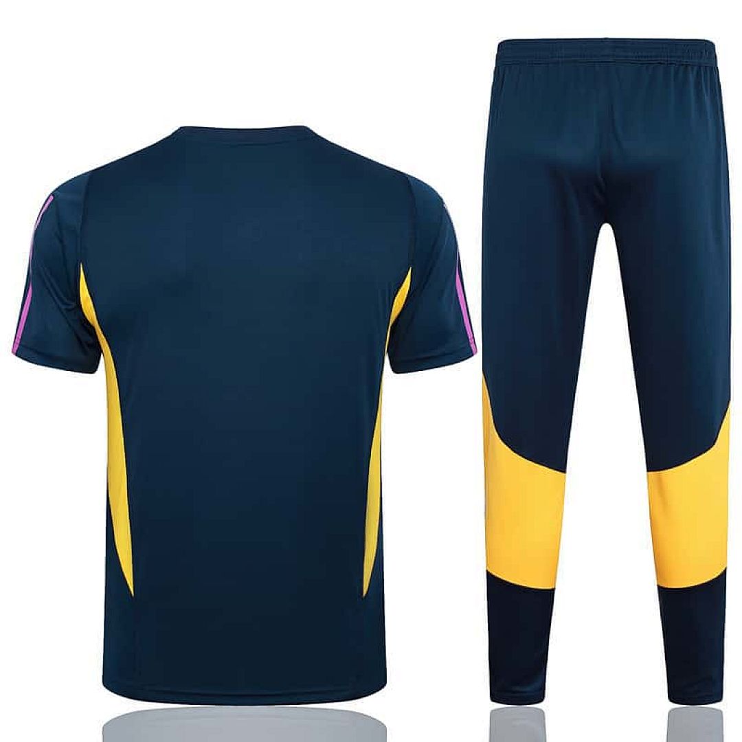23-24 Real Madrid Short Sleeve Kits Navy Training Suits 2