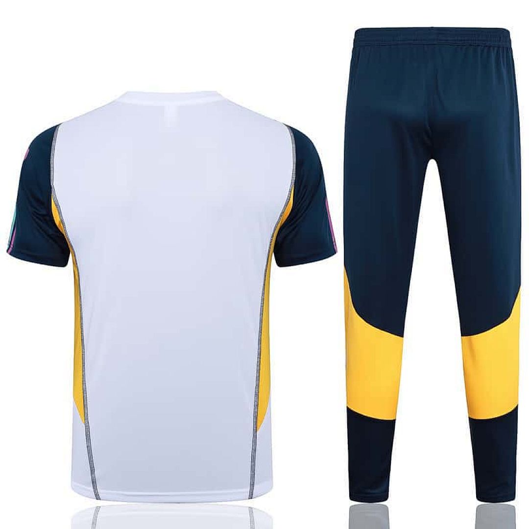 23-24 Real Madrid Short Sleeve Kits White Training Suits 4