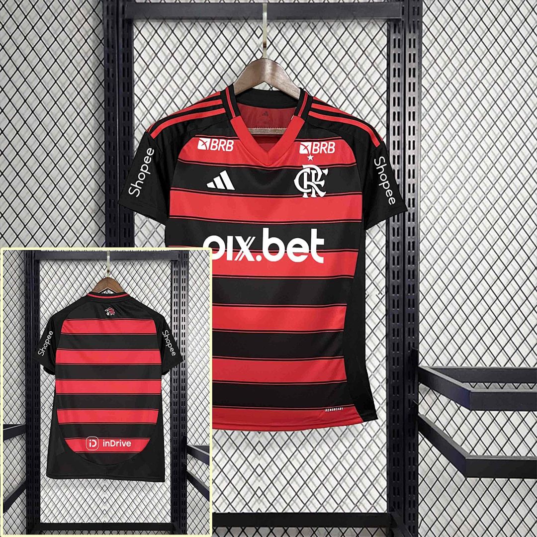 25-26 All Sponsor Woman Flamengo Home