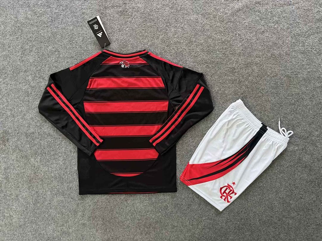 24-25 Kids Long sleeves Flamengo Home 16-28 2