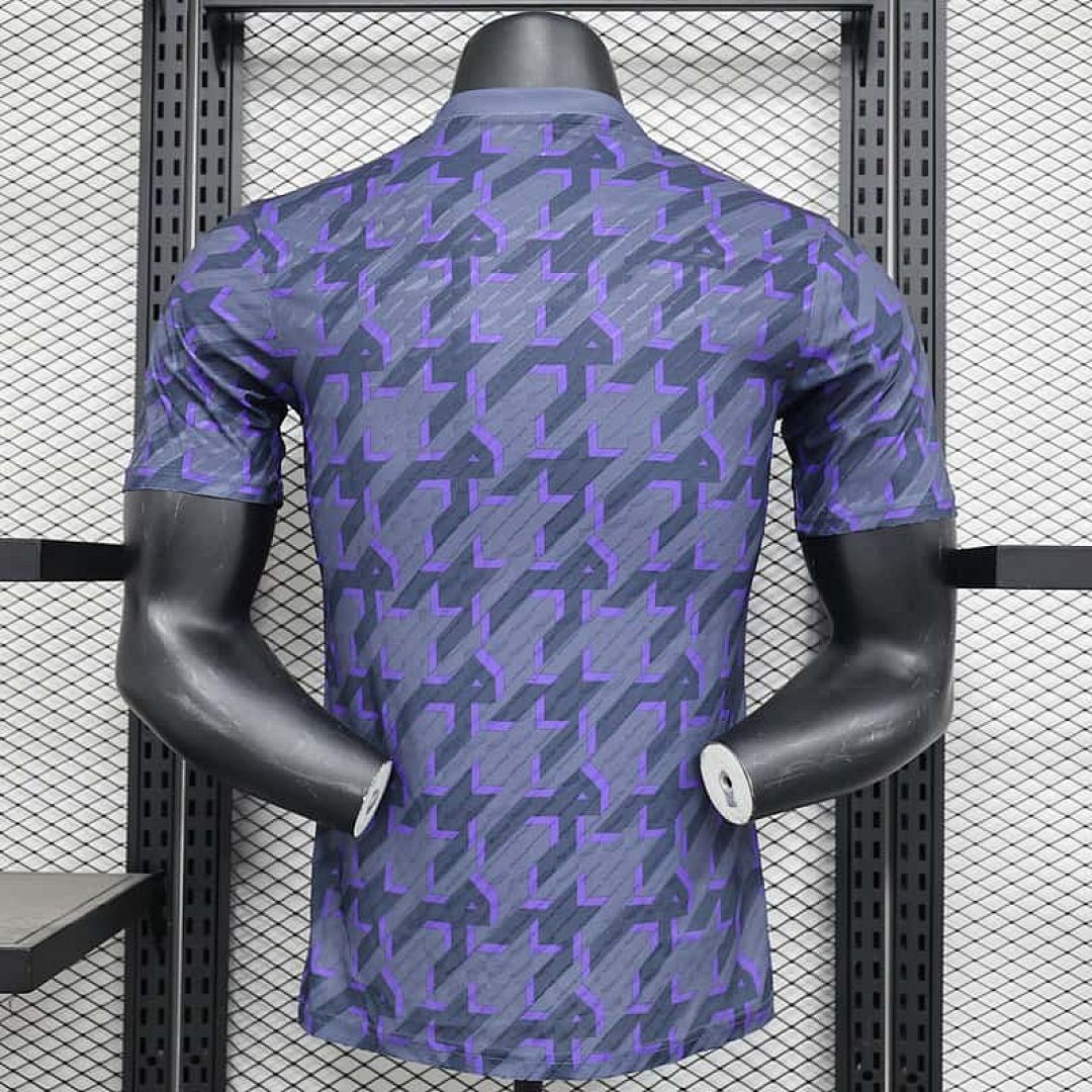 23-24 Real Madrid Training Kits Purple Player Version Shirt 2