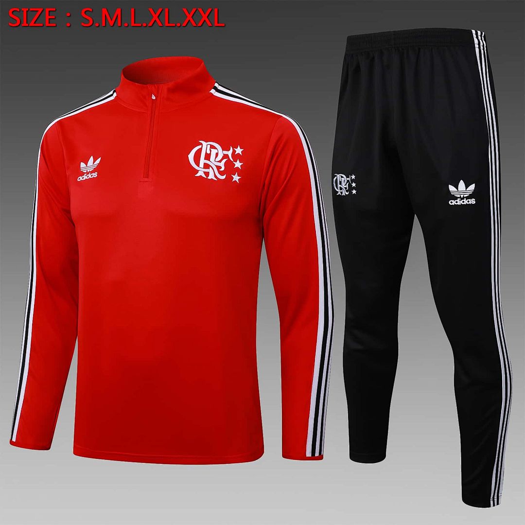 25-26 Flamengo Training Kits Tracksuits Sweatshirt Cheap Jersey Wholesale Yupoo 6