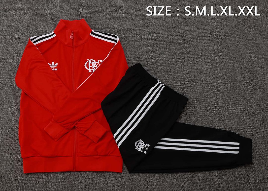 25-26 Flamengo Training Kits Jacket Tracksuits Cheap Football Jersey Wholesale Yupoo 24
