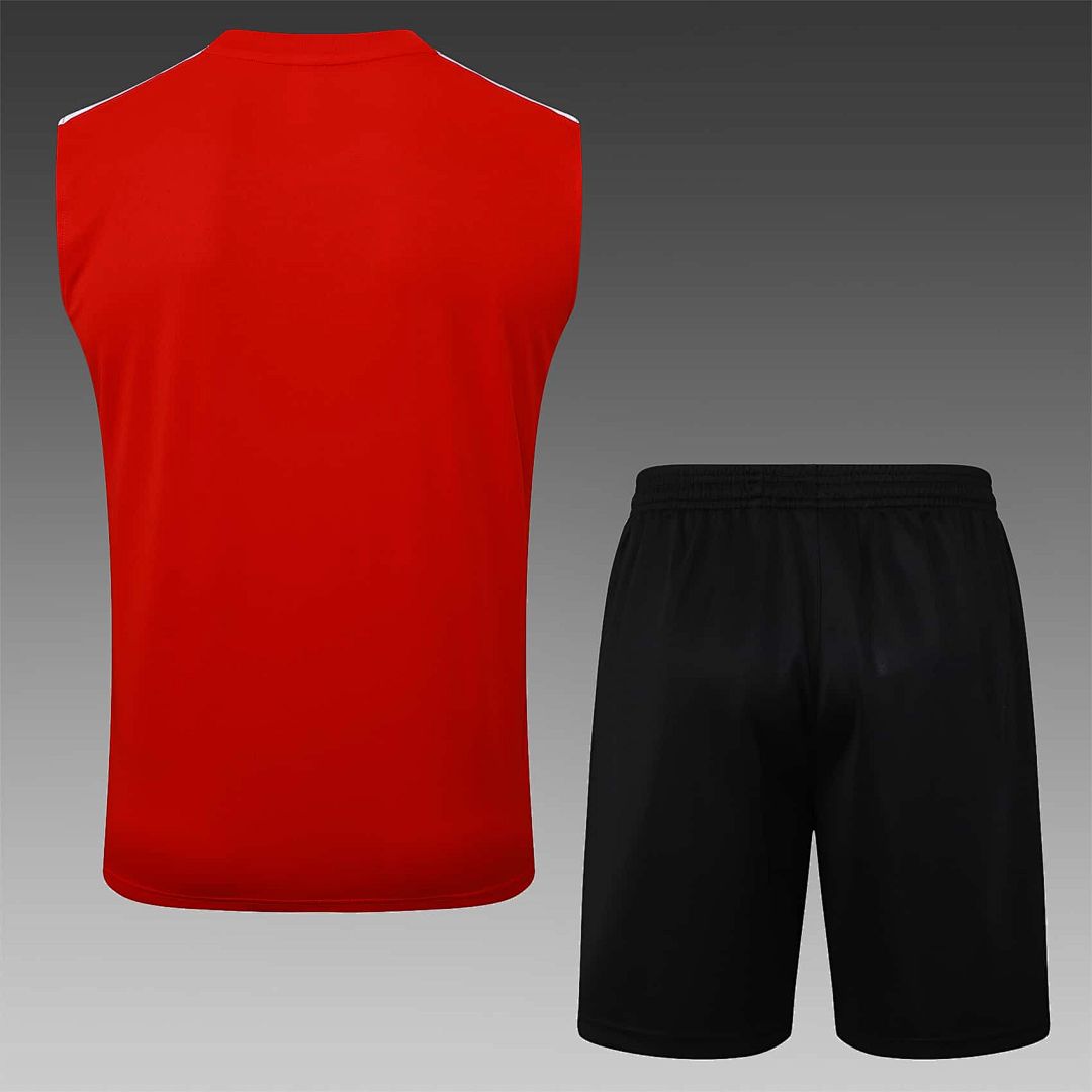 25-26 Flamengo Sleeveless Training Kits Tracksuits Cheap Football Jersey Wholesale Yupoo 2
