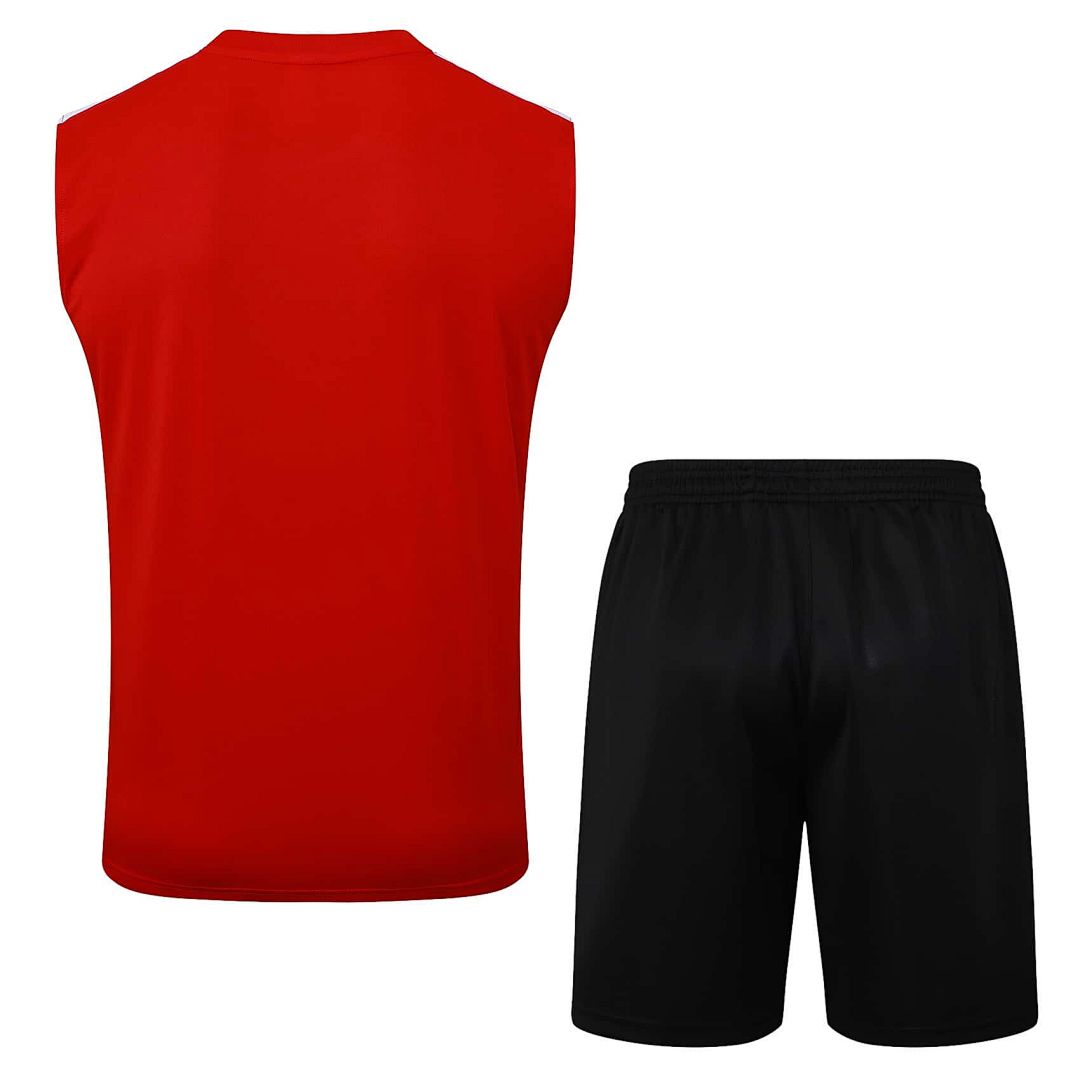 25-26 Flamengo Sleeveless Training Kits Tracksuits Cheap Football Jersey Wholesale Yupoo 3