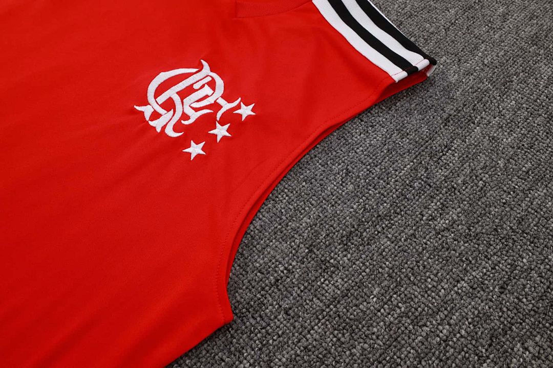25-26 Flamengo Sleeveless Training Kits Tracksuits Cheap Football Jersey Wholesale Yupoo 30