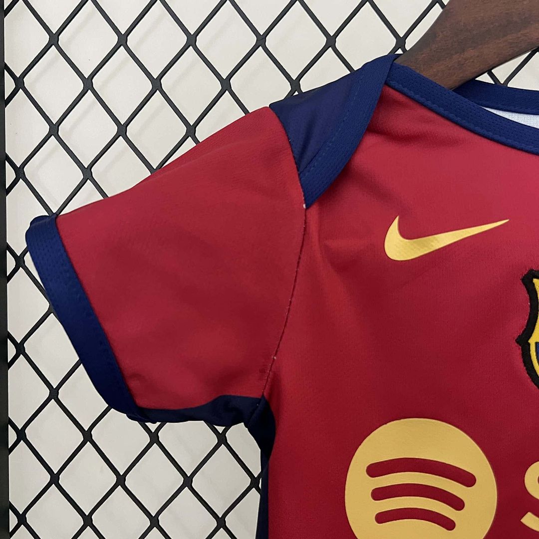 24-25 Barcelona Home Baby Uniform 5