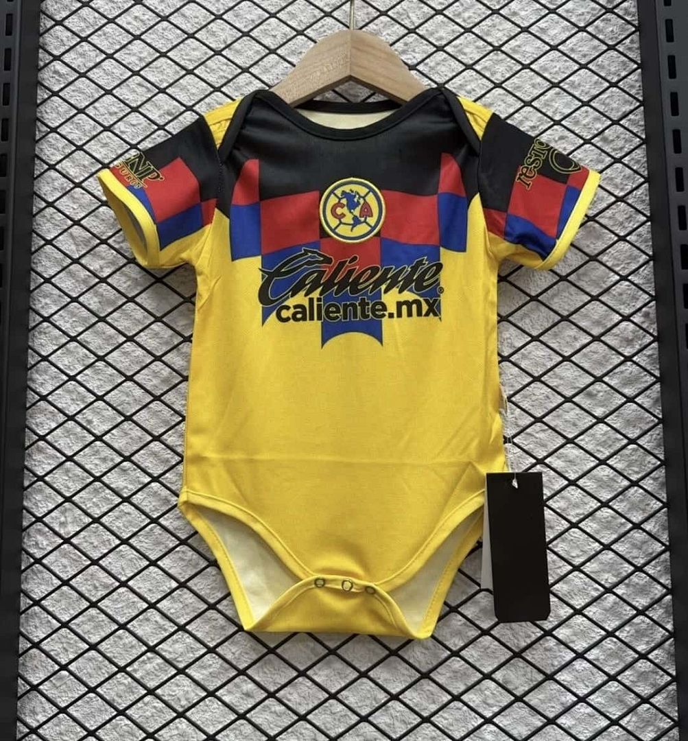 2025 Club America Home Baby Uniform Cheap Football Jersey Wholesale Yupoo