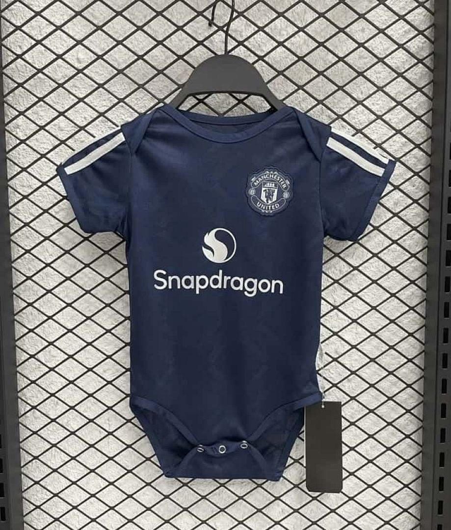 24-25 Manchester United Away Baby Uniform Cheap Football Jersey Wholesale Yupoo