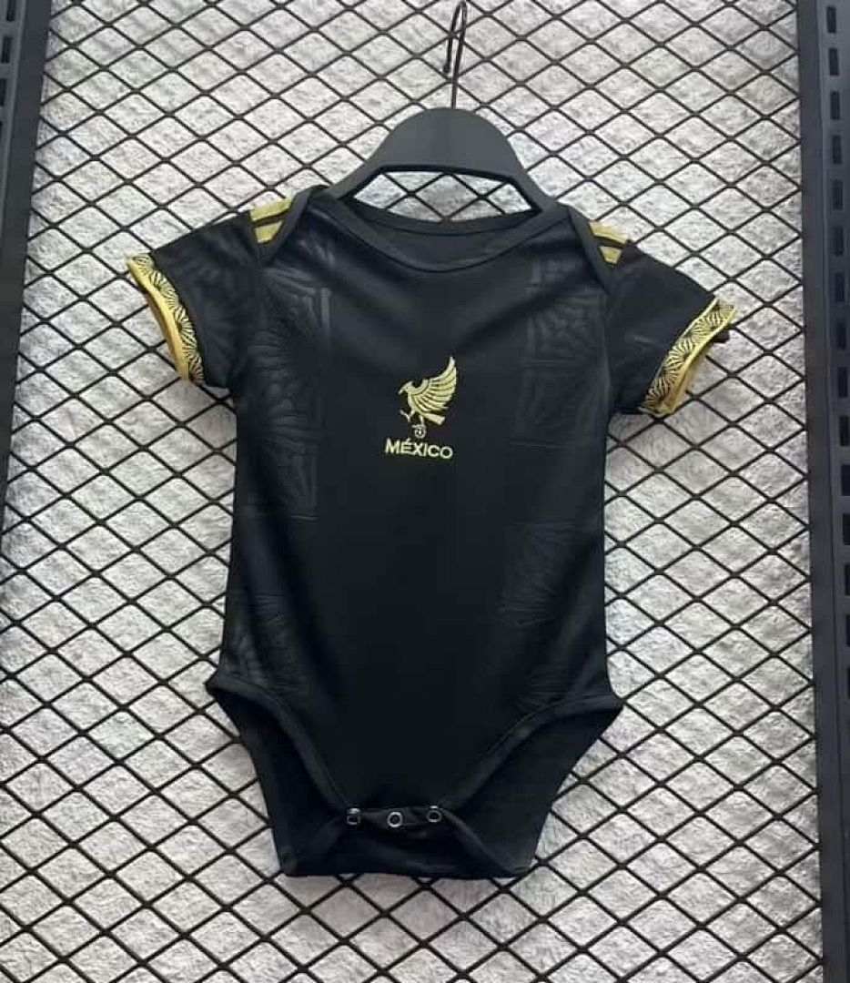 2025 Mexico Baby Uniform Gold Cup Kit Cheap Football Jersey Wholesale Yupoo
