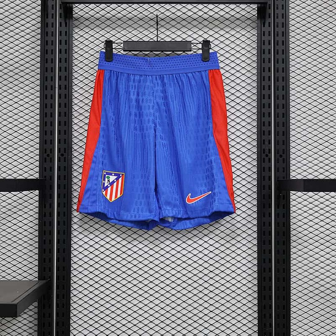 24-25 Atletico Madrid Home Player Version Soccer Shorts Yupoo