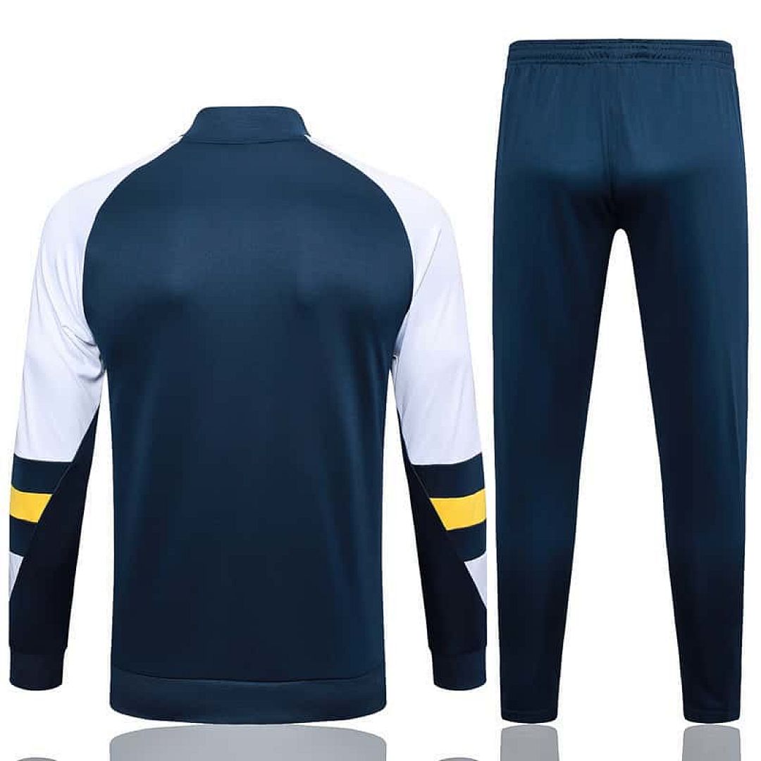 23-24 Real Madrid Long Sleeve Kits Navy Half-Pull Training Suits (6) 2