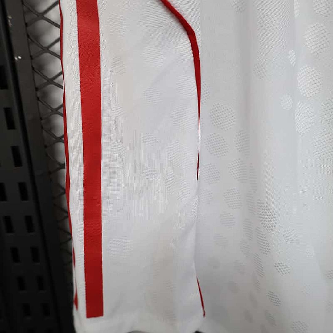 25-26 Player Ajax 125th White Shorts S-3XL Cheap Football Jersey Wholesale Yupoo 2