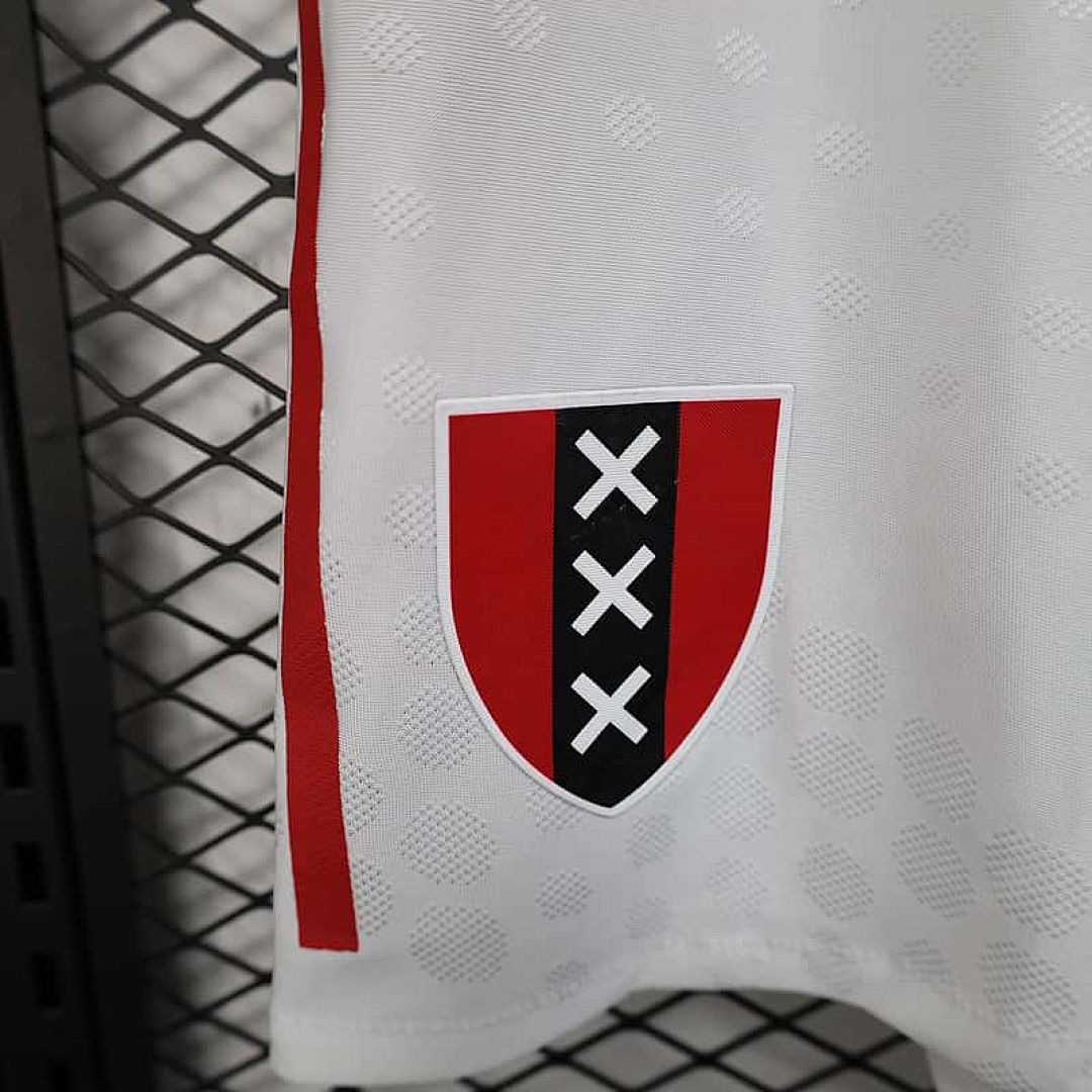 25-26 Player Ajax 125th White Shorts S-3XL Cheap Football Jersey Wholesale Yupoo 8
