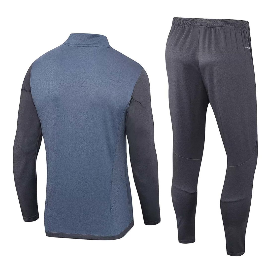 23-24 Real Madrid Long Sleeve Navy Kits Training Suits (8) 3