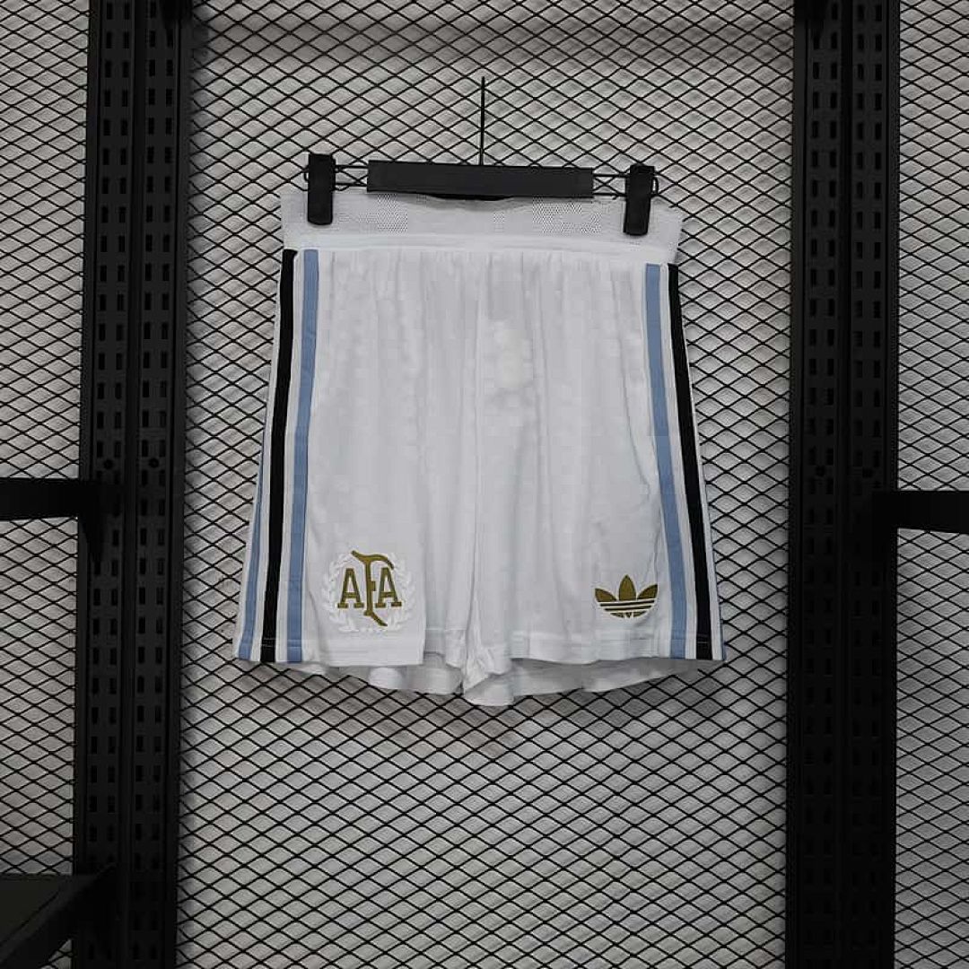 25-26 Player Argentina White Shorts Cheap Football Jersey Wholesale Yupoo