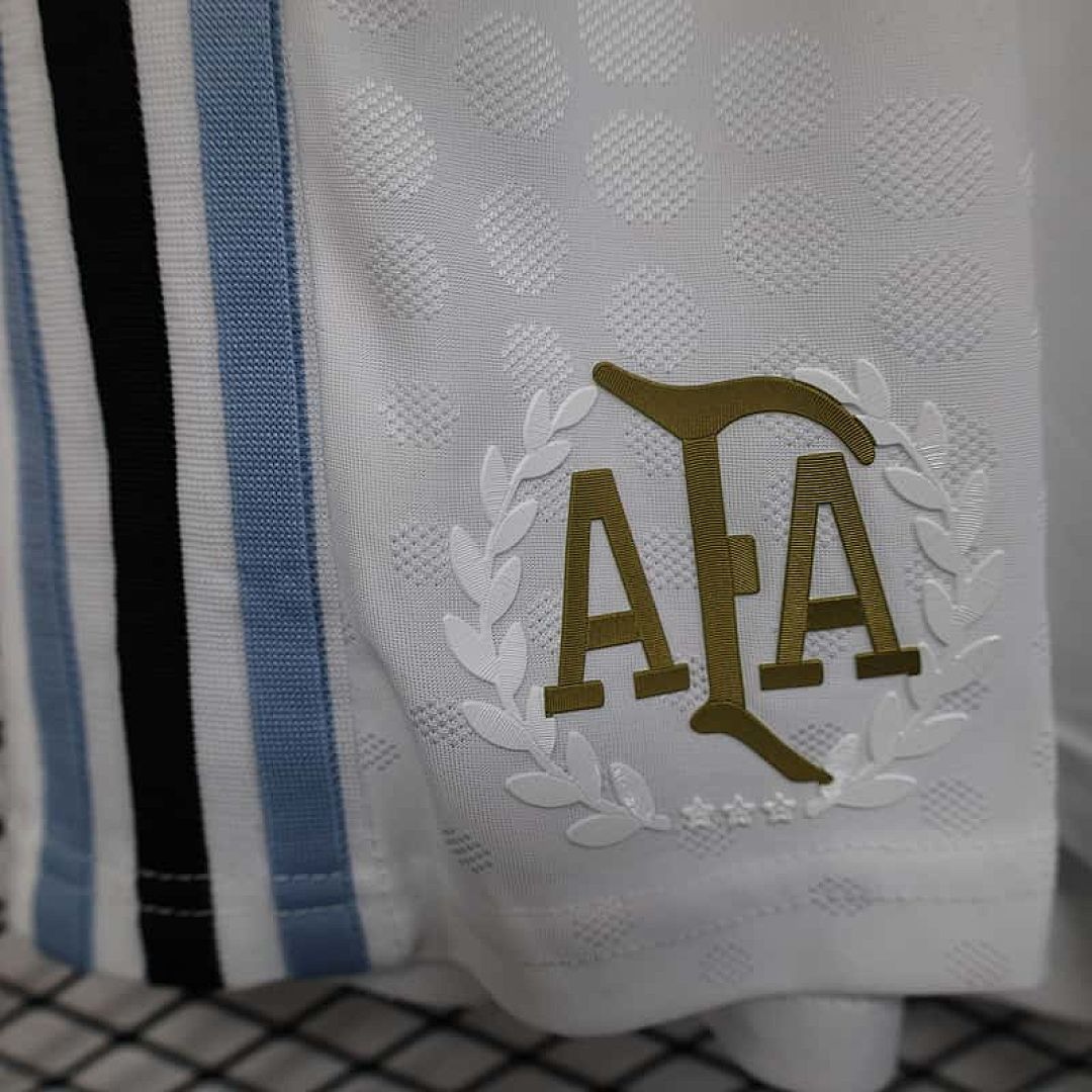 25-26 Player Argentina White Shorts Cheap Football Jersey Wholesale Yupoo 6