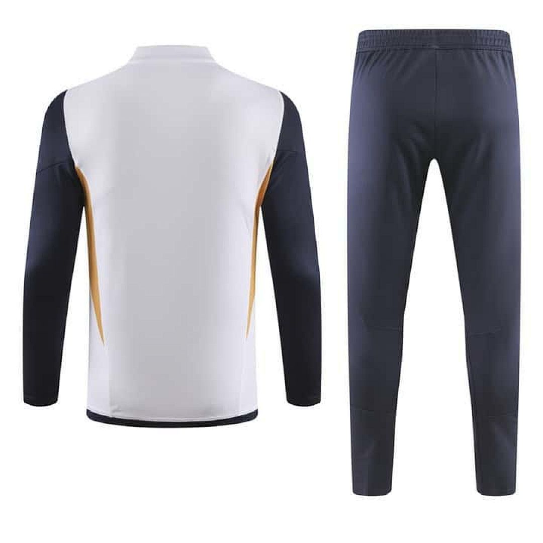 23-24 Real Madrid Long Sleeve Kits White Training Suits (9) 2