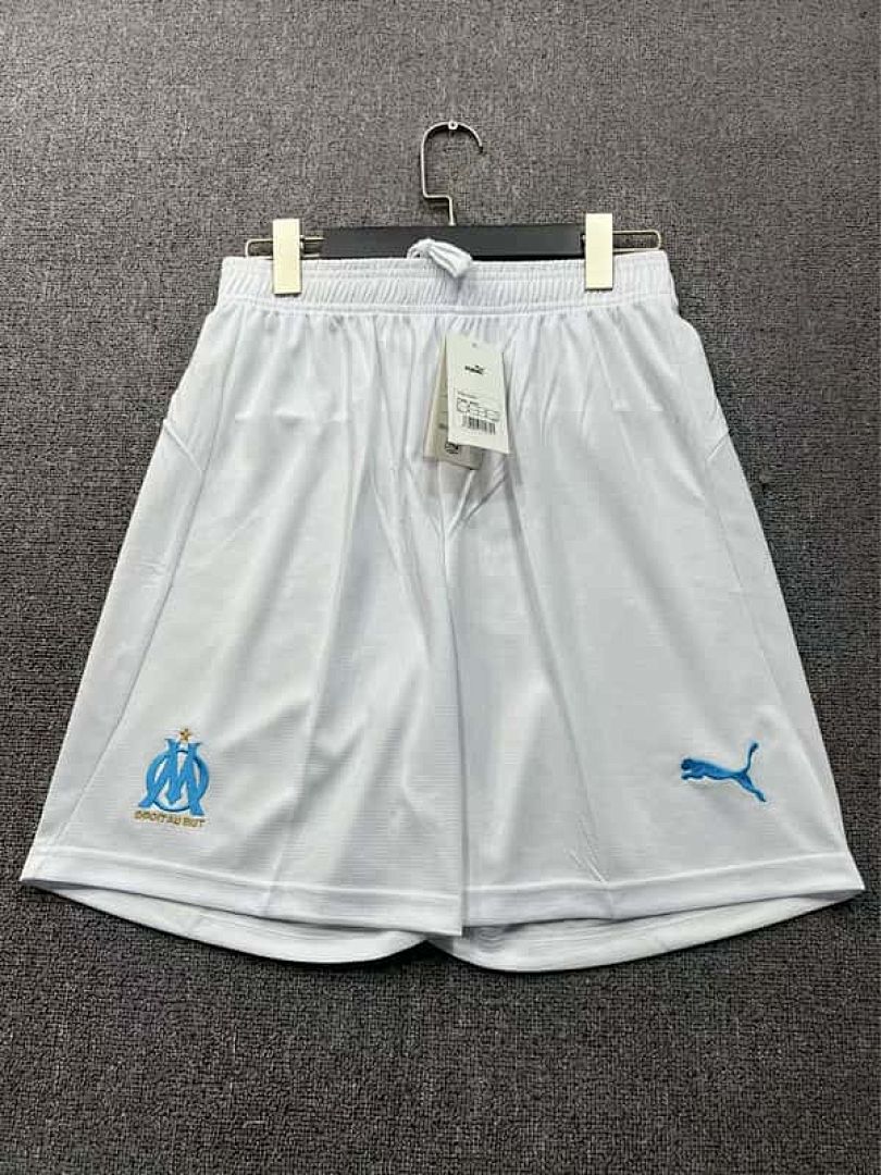 25-26 Marseille Home Shorts Cheap Football Jersey Wholesale Yupoo