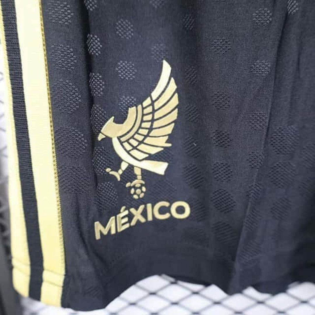 25-26 Players Mexico Black Special Shorts S-3XL Cheap Football Jersey Wholesale Yupoo 4