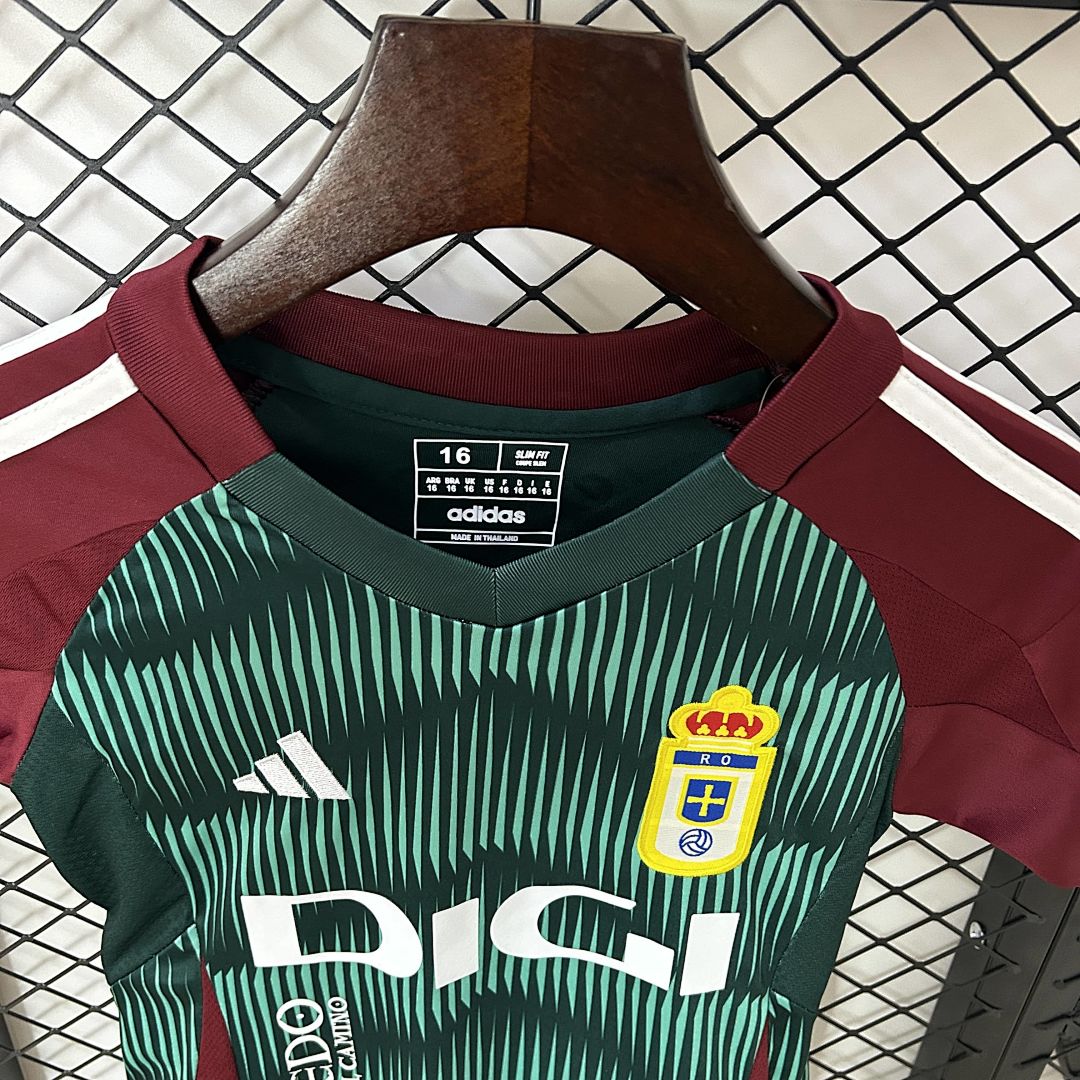 24_25 Kids Real Oviedo Third Jersey Size 16-28 3