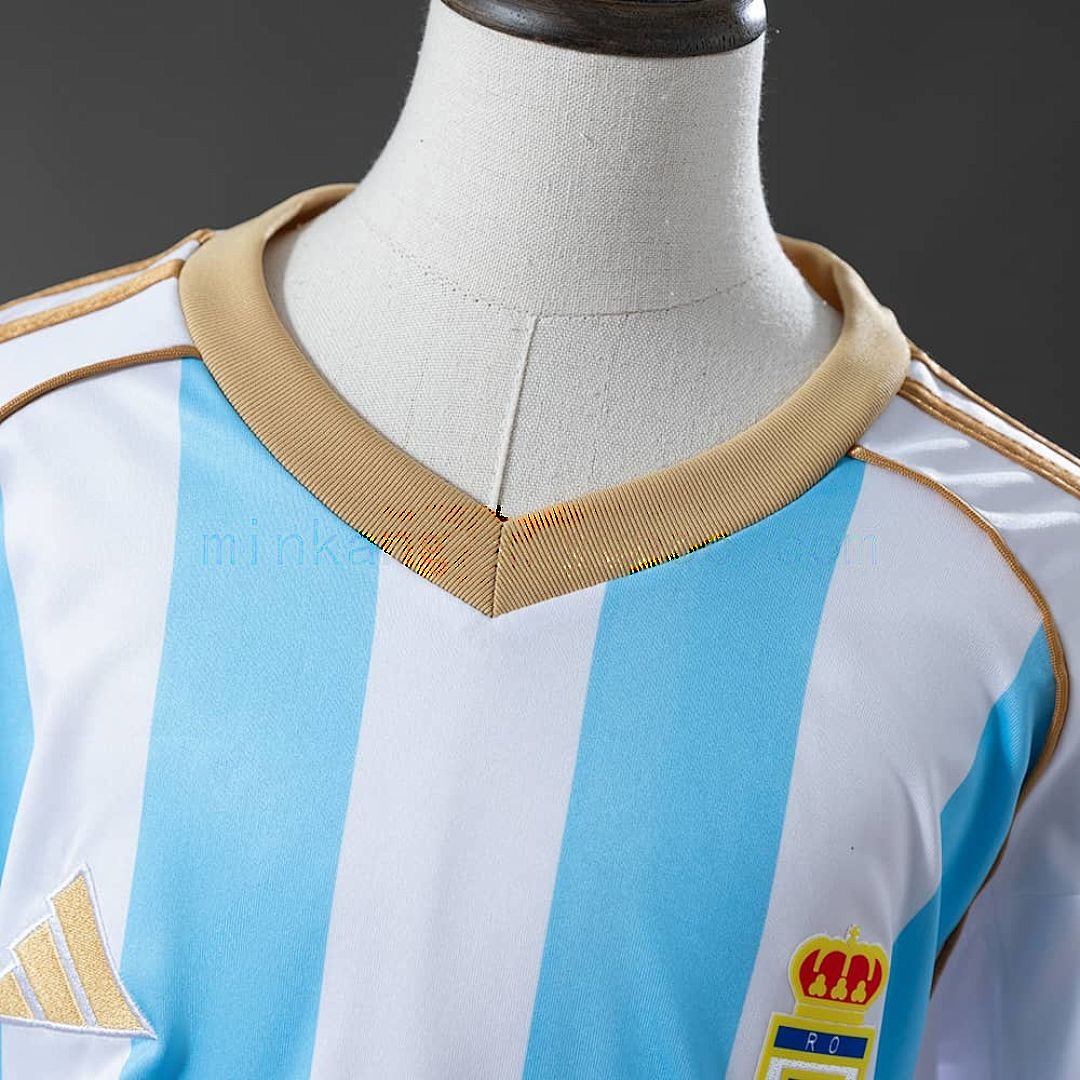 Real Oviedo 25_26 Third Away Kids Kit Jersey Size 16-28 9