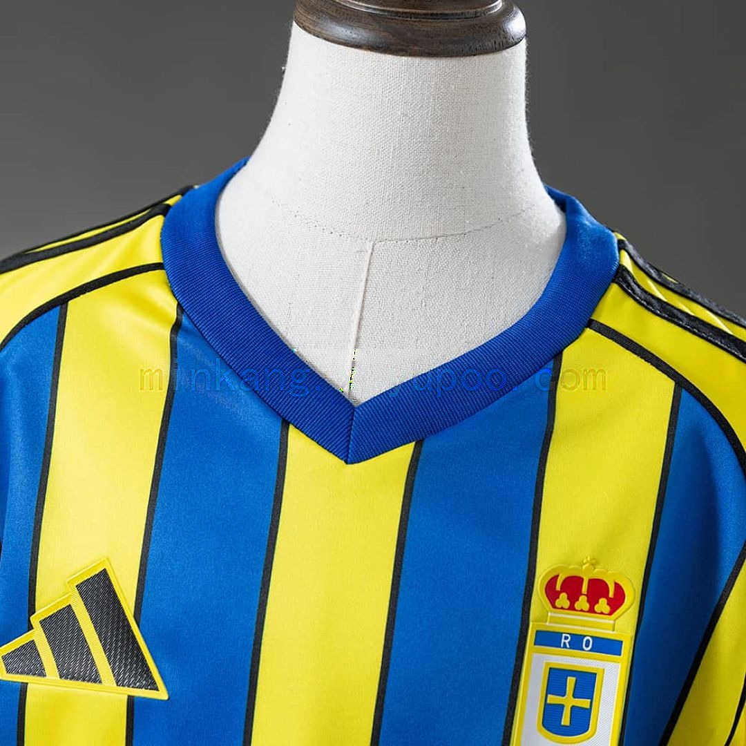 Real Oviedo 25_26 Away Kids Kit Jersey Size 16-28 9