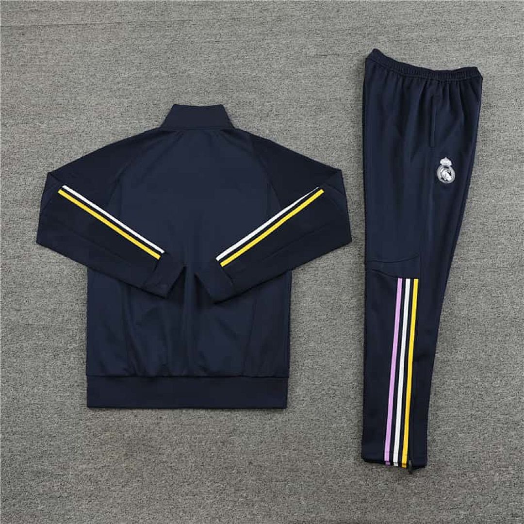 23-24 Real Madrid Navy Kits Jackets Suits 4