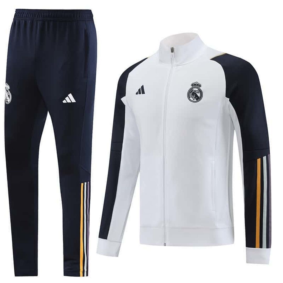 23-24 Real Madrid White Jacket Suits