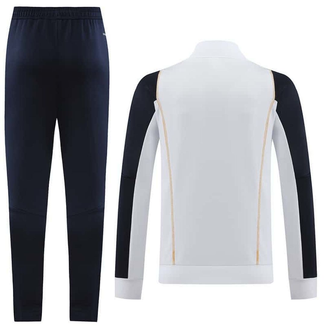 23-24 Real Madrid White Jacket Suits 3