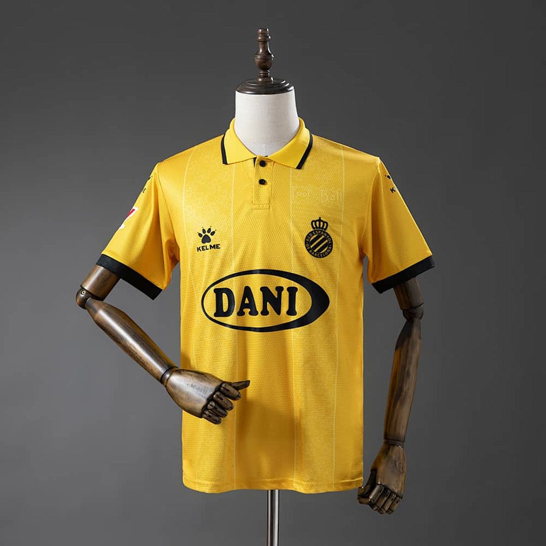 Espanyol 125th Anniversary Yellow Jersey Sizes S-4XL