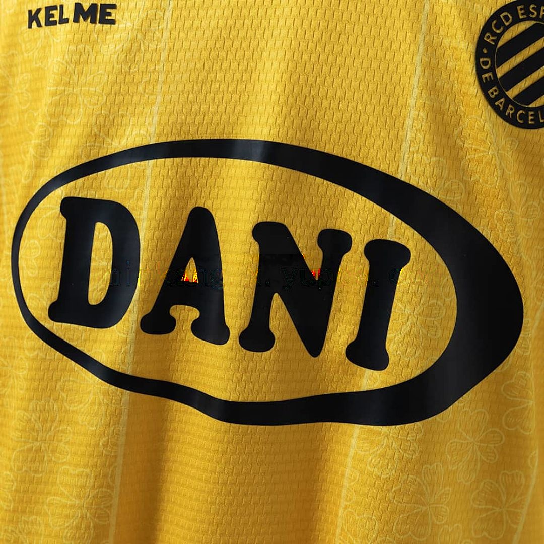 Espanyol 125th Anniversary Yellow Jersey Sizes S-4XL 6