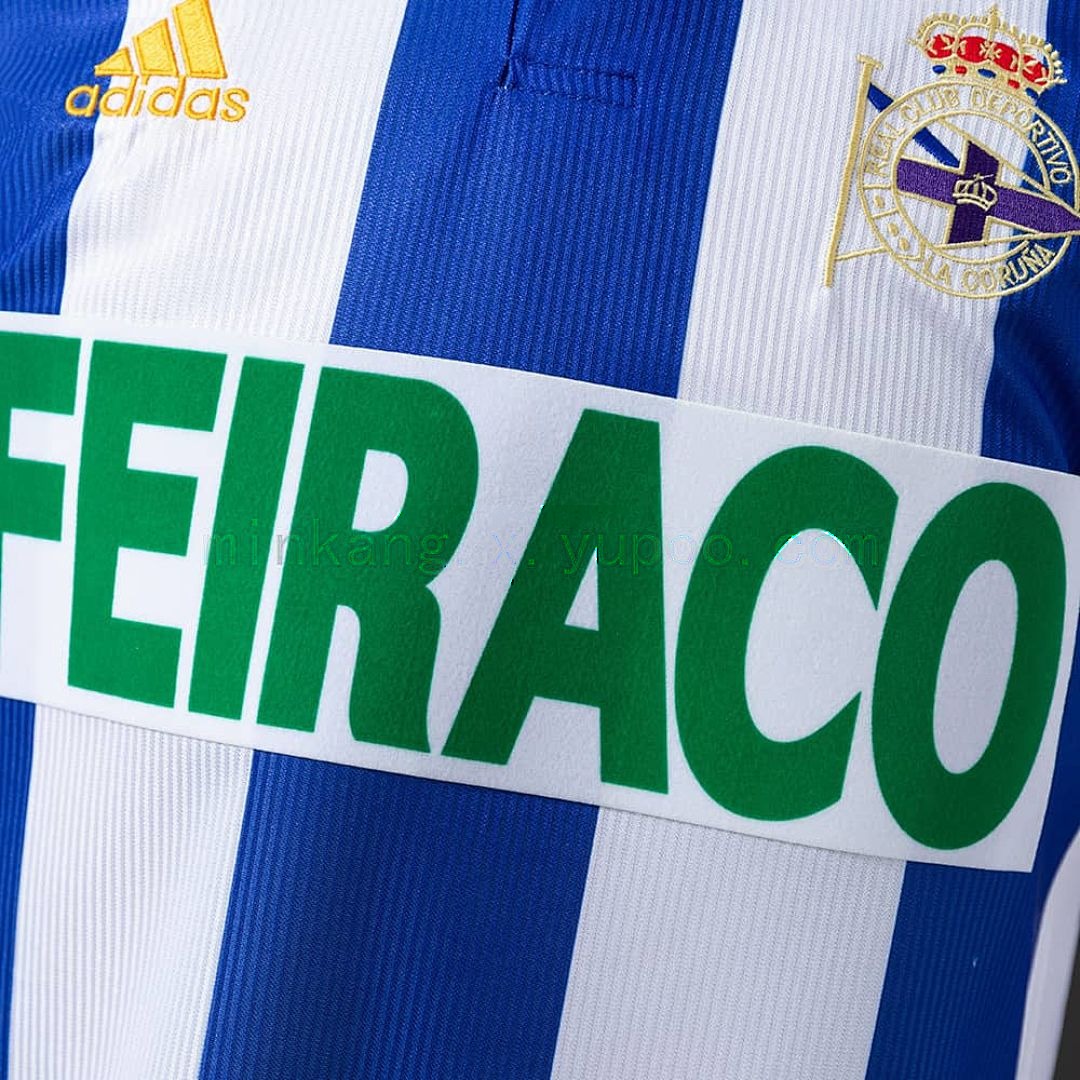 Deportivo La Coruna 99_00 Home Long Sleeve Retro Jersey S-XXL 5