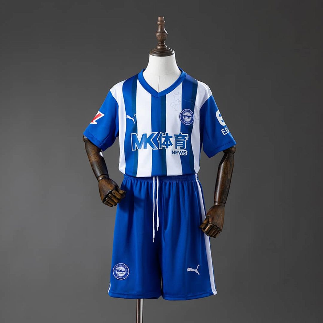 Deportivo Alavés 25_26 Home Kids Jersey SIZE_16-28