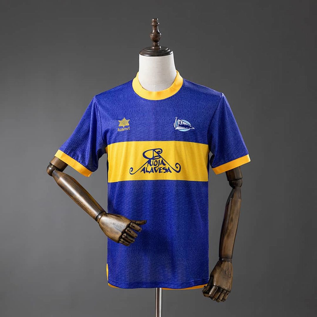 Deportivo Alavés 00_01 Home (UEFA Champions League Final Edition) Retro Jersey S-XXL