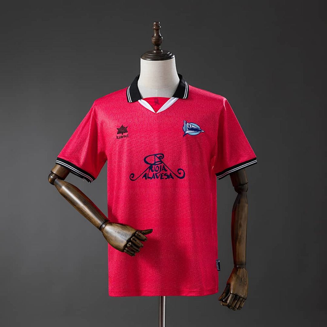 Deportivo Alavés 00_01 UEFA Cup Away Retro Jersey S-XXL