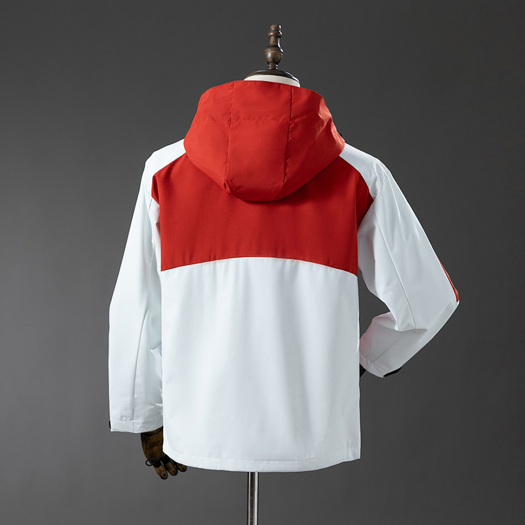 Seville Windbreaker - Red &amp; White S-XXL 10