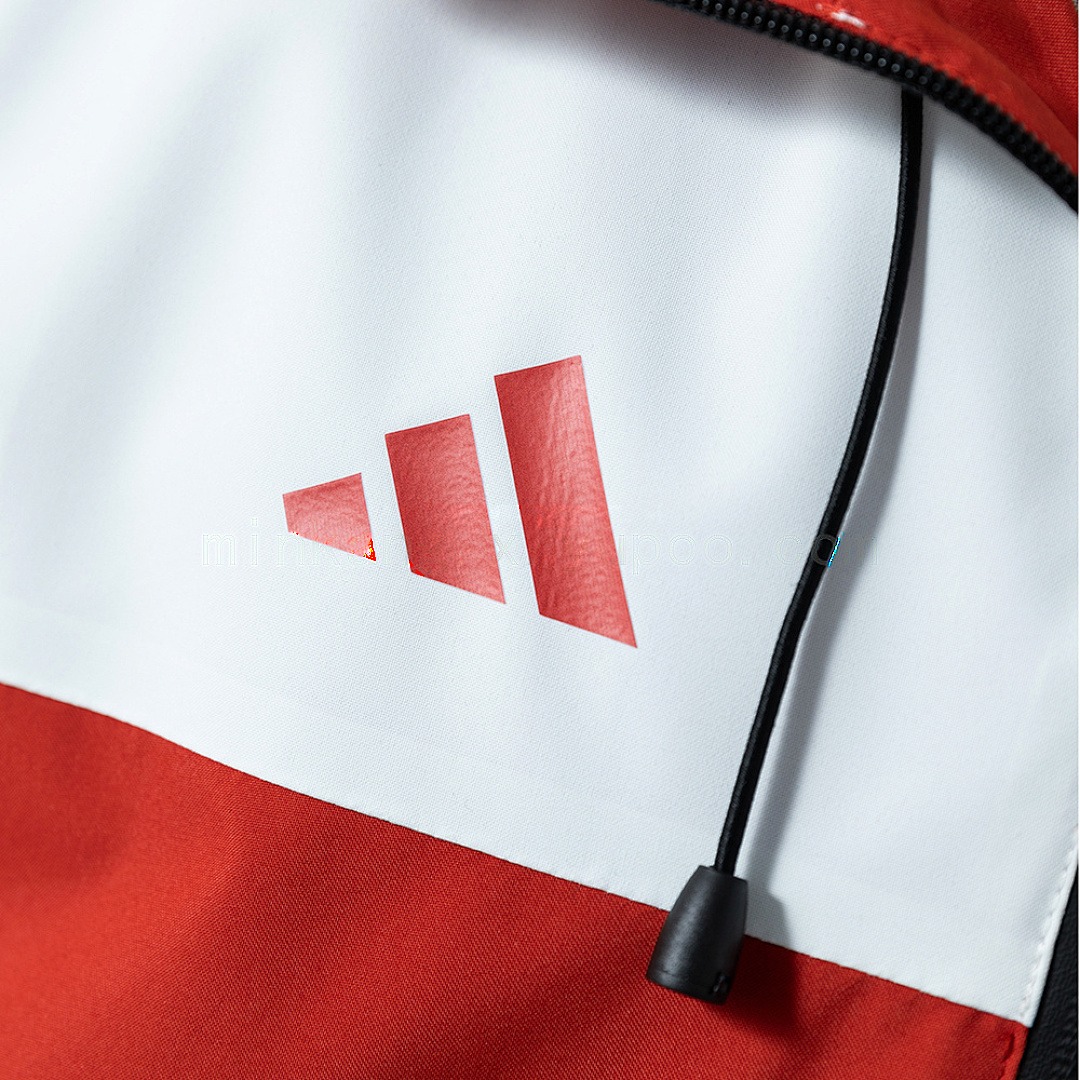 Seville Windbreaker - Red &amp; White S-XXL 7
