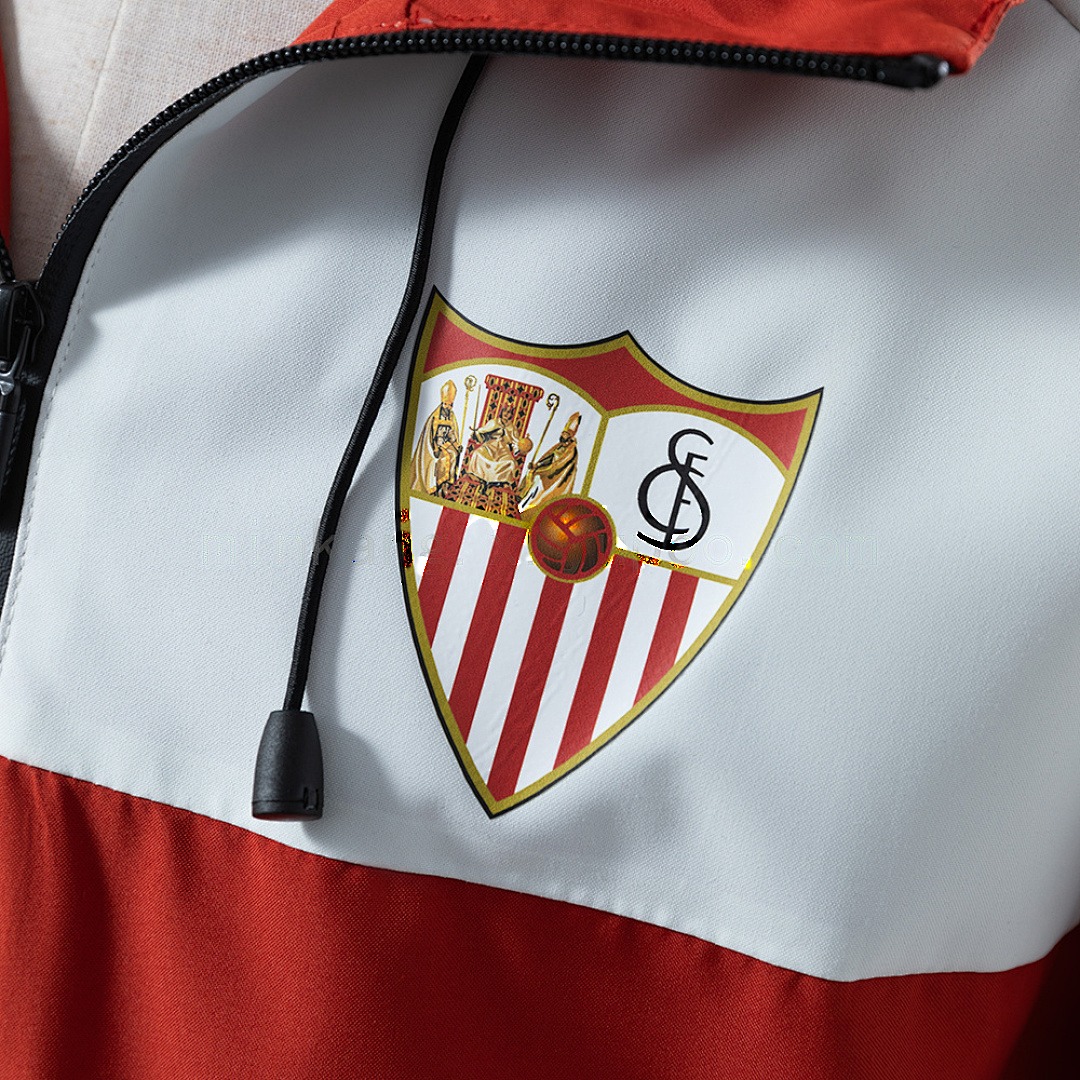 Seville Windbreaker - Red &amp; White S-XXL 8
