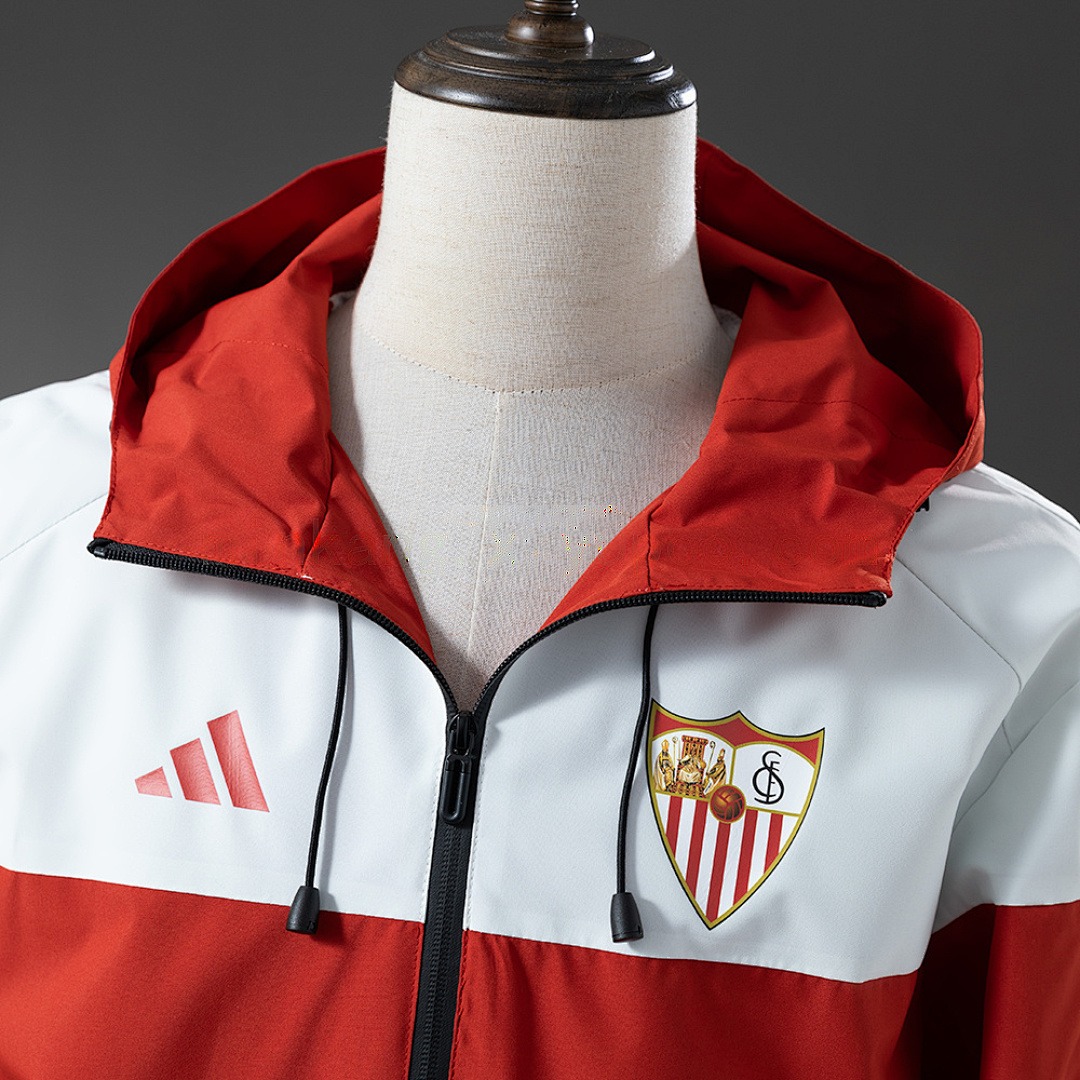 Seville Windbreaker - Red &amp; White S-XXL 9