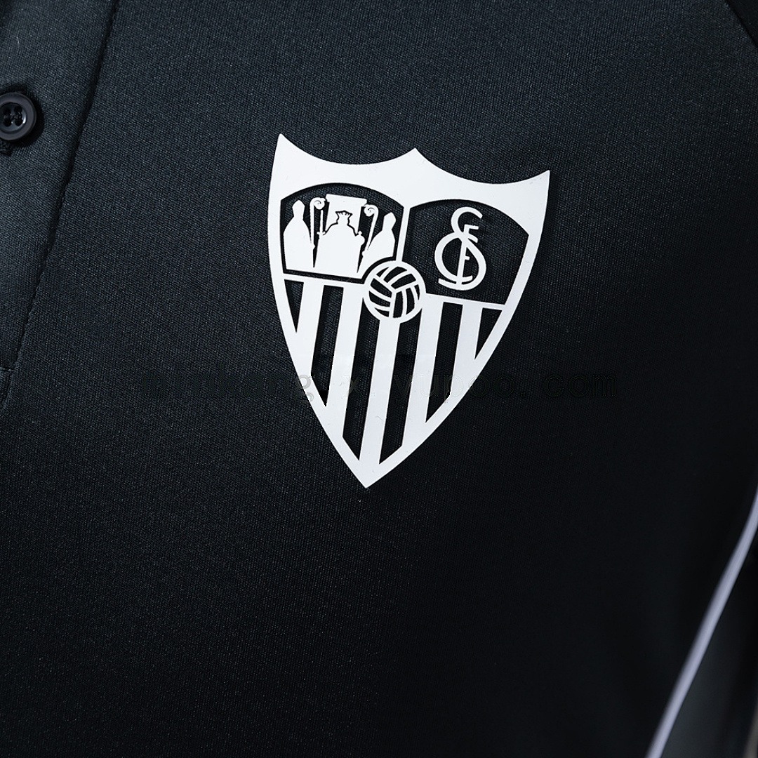 Sevilla 25_26 POLO - Black Sizes S-4XL 6