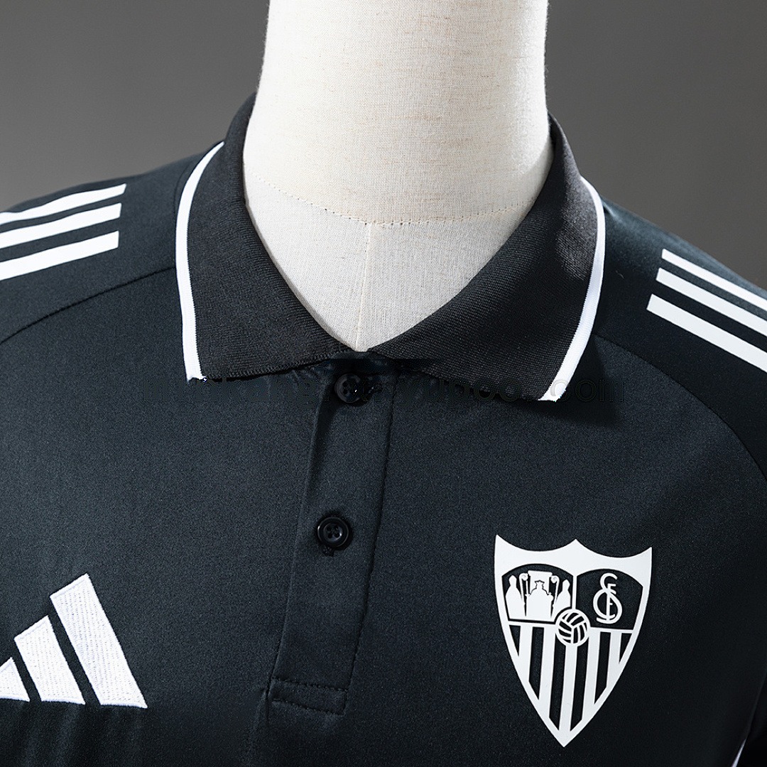 Sevilla 25_26 POLO - Black Sizes S-4XL 7