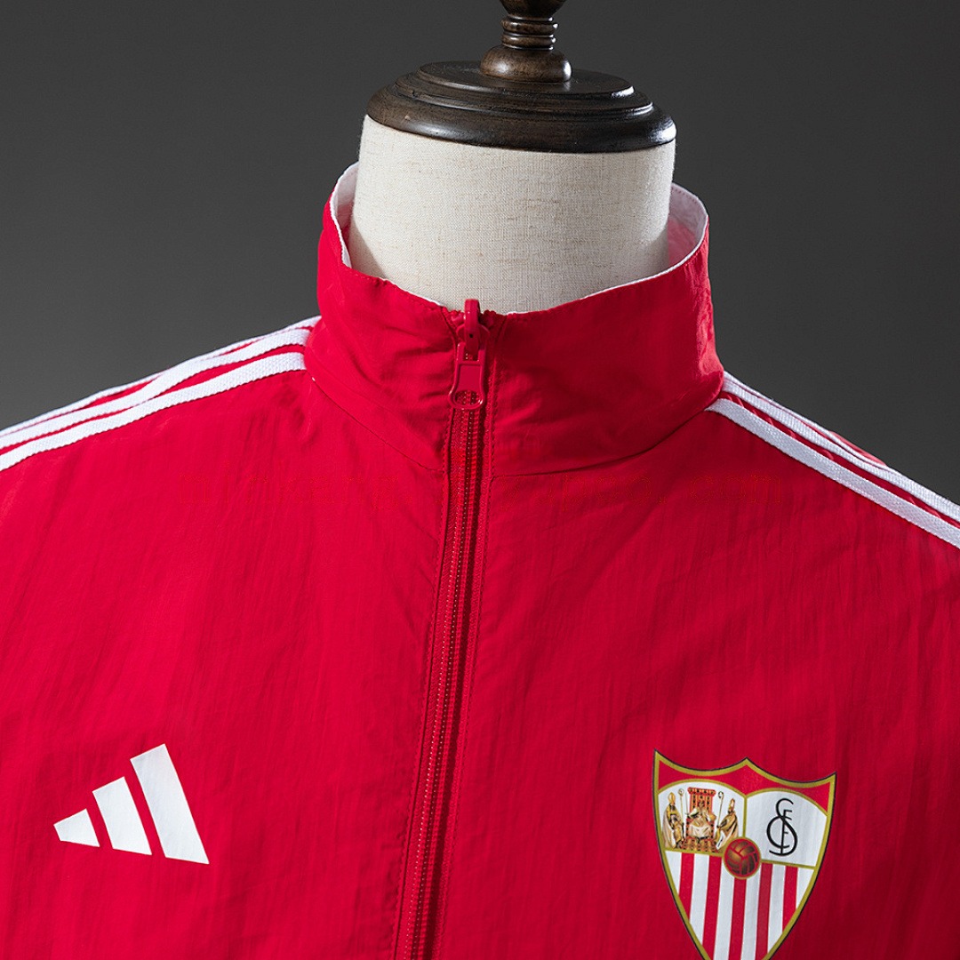 Sevilla Reversible Jacket Windbreaker - Red &amp; White S-XXL 10