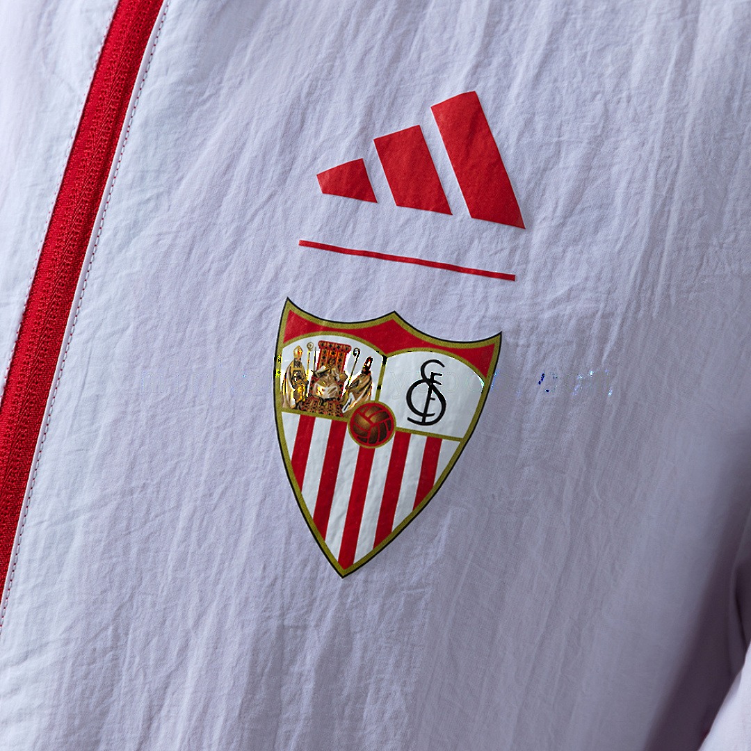 Sevilla Reversible Jacket Windbreaker - Red &amp; White S-XXL 3